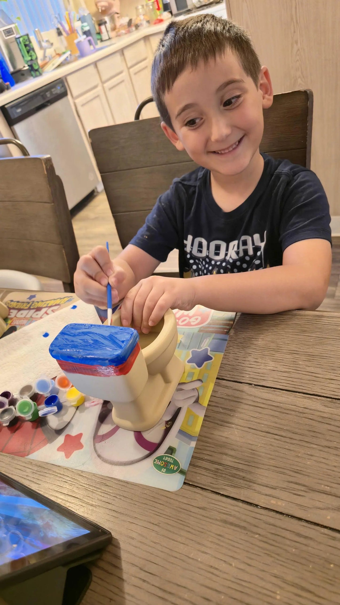 DIY Angry Cupcake Planter Kit: 3D Printed Sculpture, Paint-It-Yourself Pot, Unique Home Decor CR3 Design Co