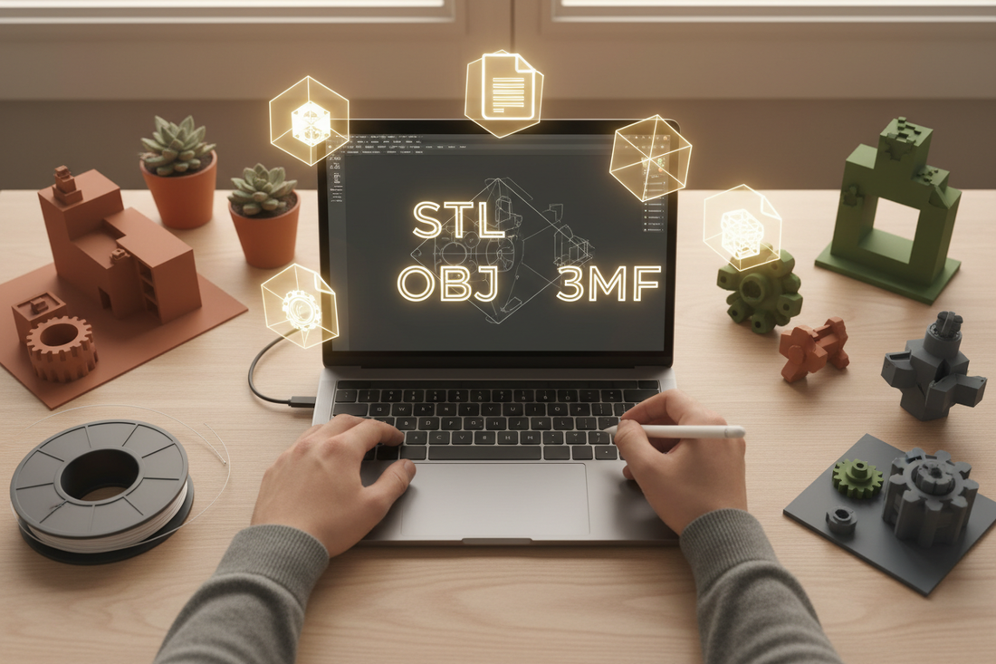 Design Files 101: STL, OBJ, and 3MF Explained - CR3DesignCo