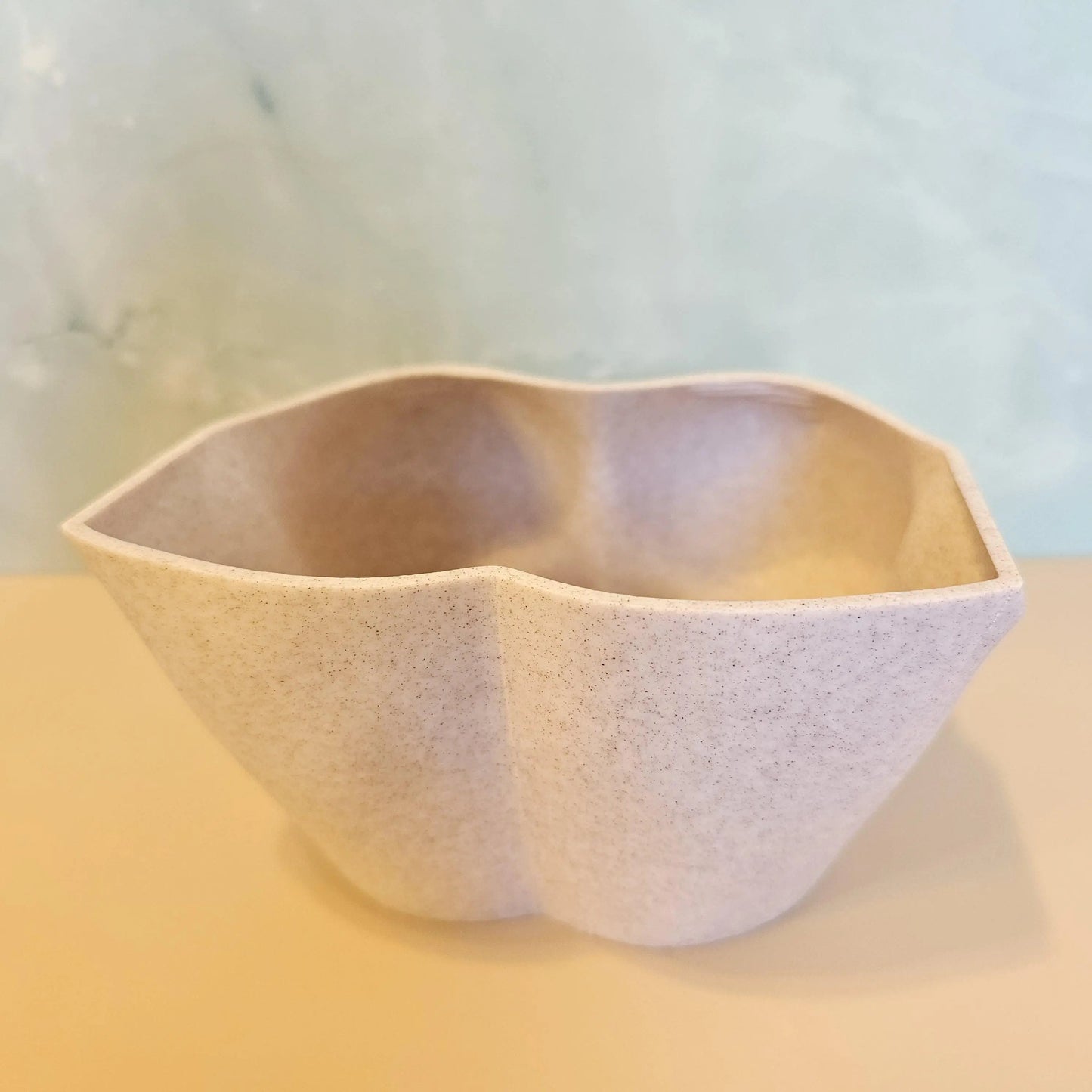 3D Printed Bust Planter: Desert Sand Sculptural Vase CR3 Design Co