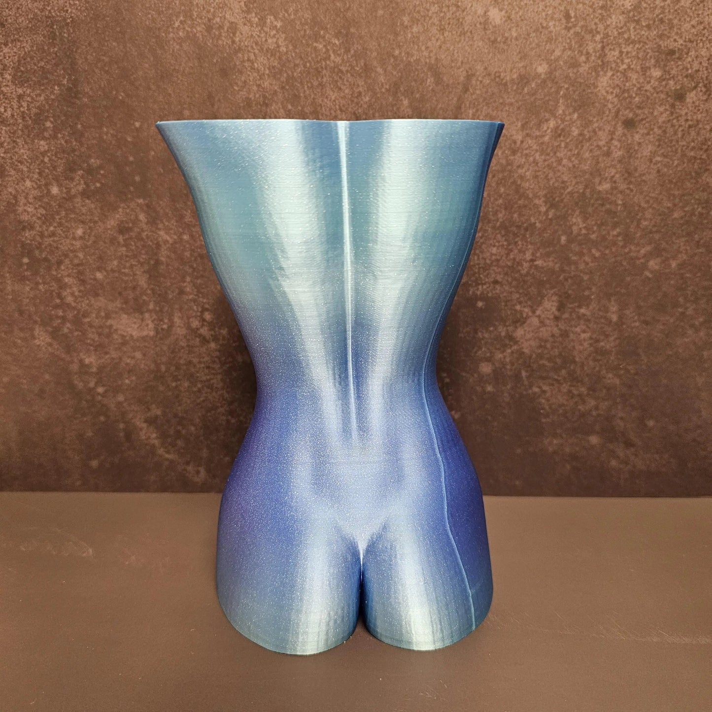Aqua Oasis Goddess Vase: 3D Printed Female Torso Art Decor CR3 Design Co
