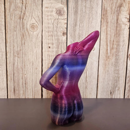 California Twilight Nova: Unique 3D Printed Goddess Vase - Modern Sculpture Home Decor Art CR3 Design Co
