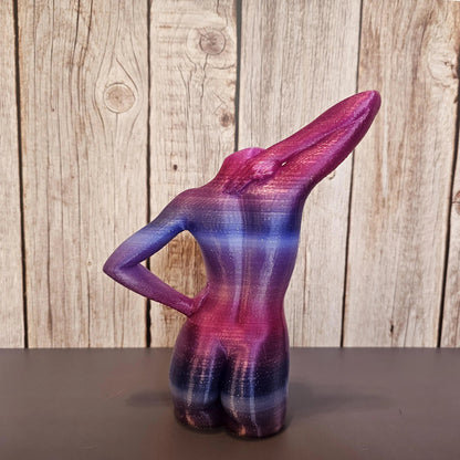 California Twilight Nova: Unique 3D Printed Goddess Vase - Modern Sculpture Home Decor Art CR3 Design Co