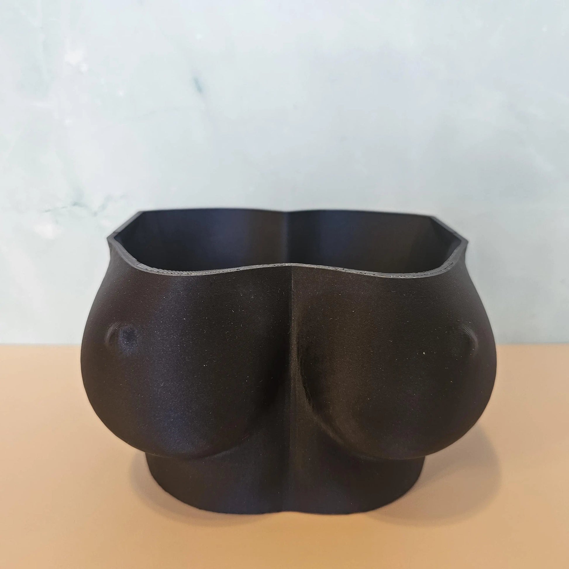 Midnight Blue Bust Planter: 3D Printed Satin Finish Decor CR3 Design Co