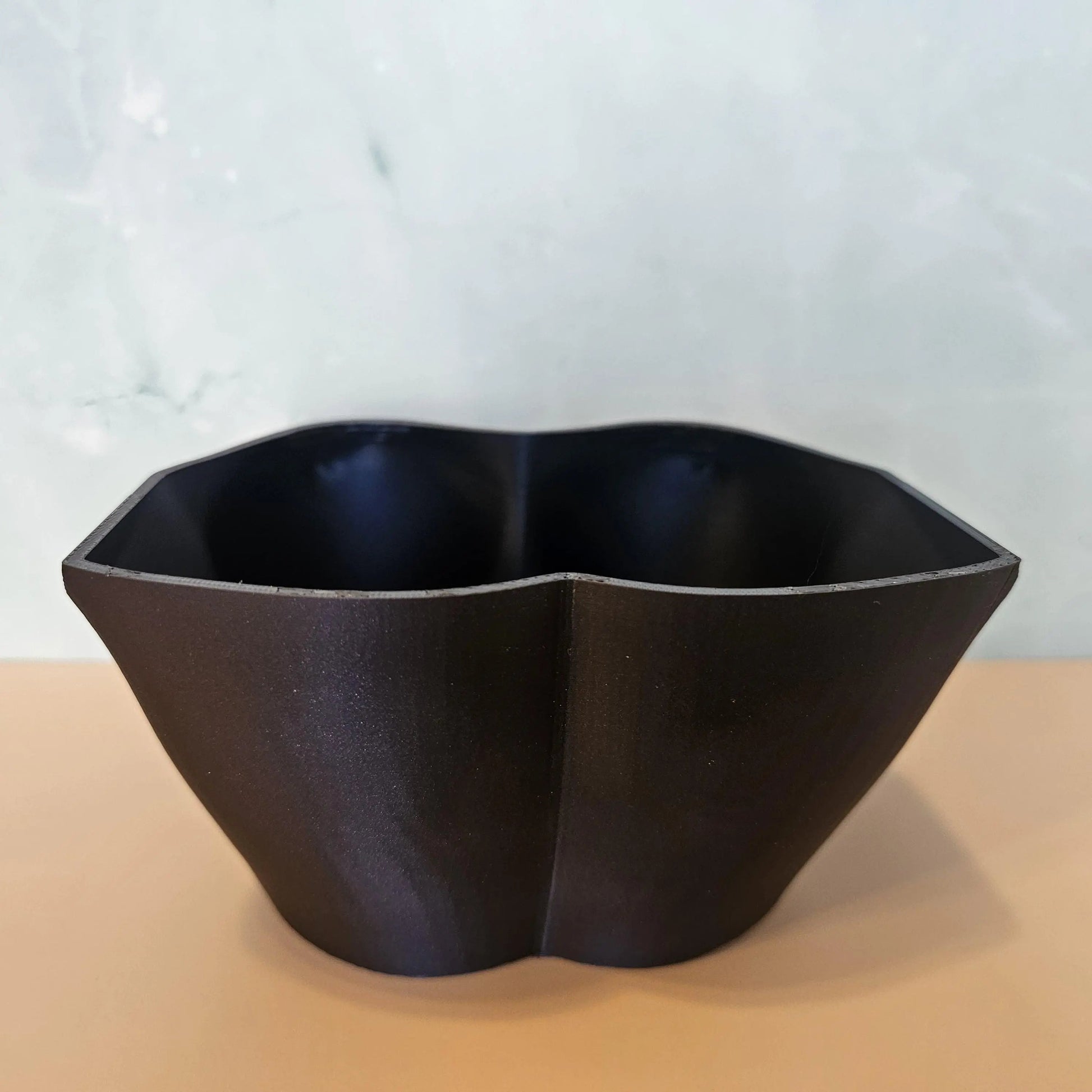 Midnight Blue Bust Planter: 3D Printed Satin Finish Decor CR3 Design Co