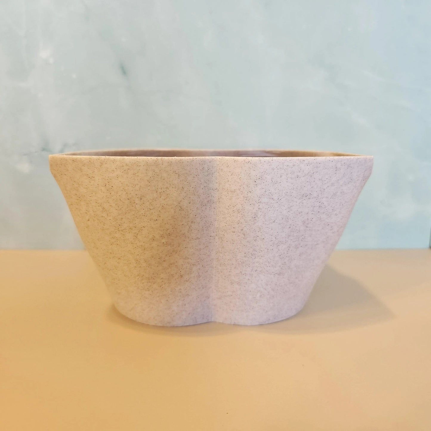 3D Printed Bust Planter: Desert Sand Sculptural Vase CR3 Design Co