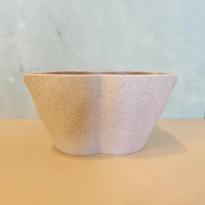 3D Printed Bust Planter: Desert Sand Sculptural Vase CR3 Design Co