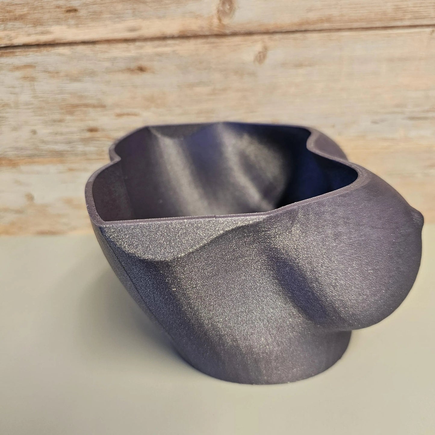 Diamond Lavender Bust Planter: 3D Printed Sculptural Indoor Pot CR3 Design Co