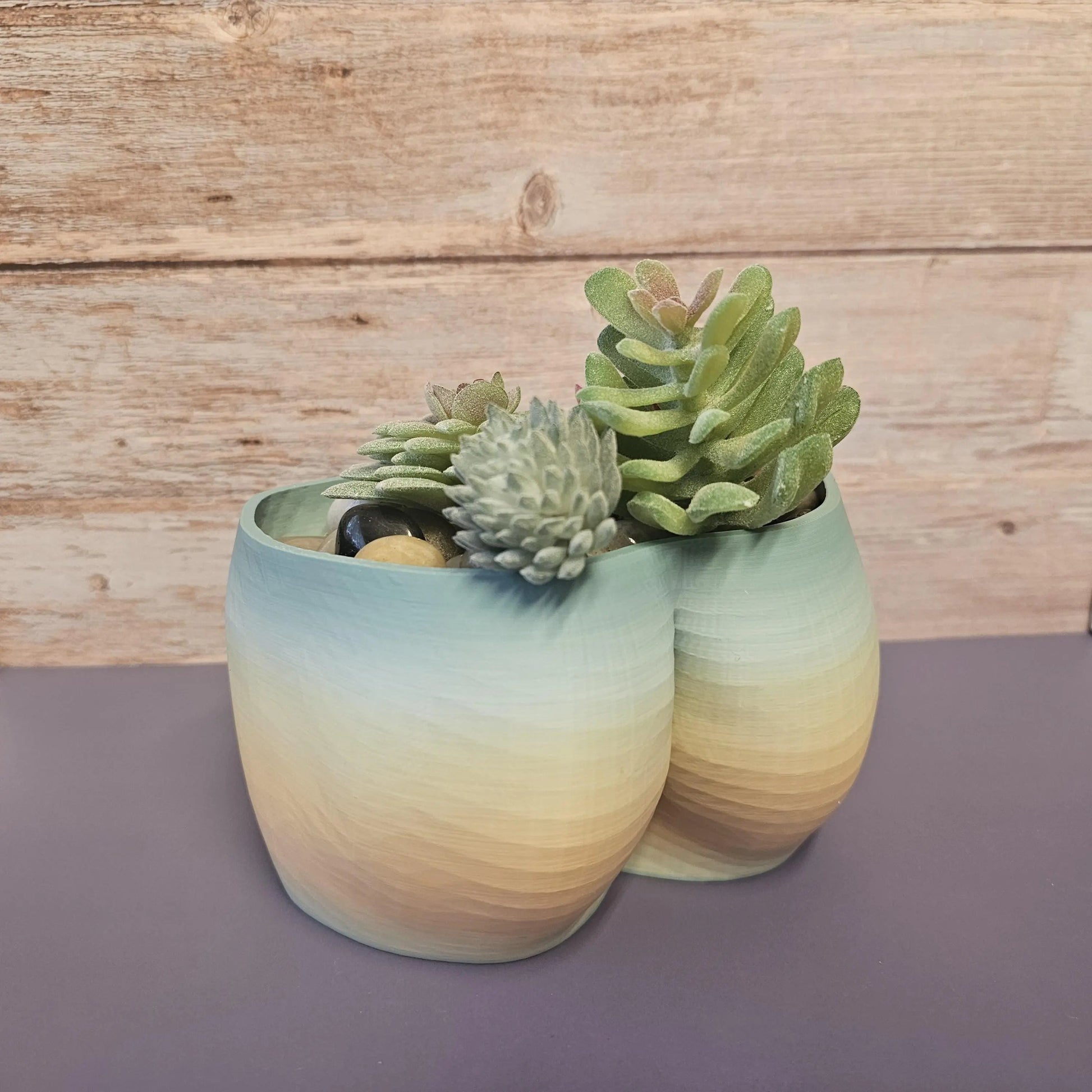 3D Printed Butt Planter: Modern Body Art Vase - Feminine Booty Sculpture for Small Plants CR3 Design Co