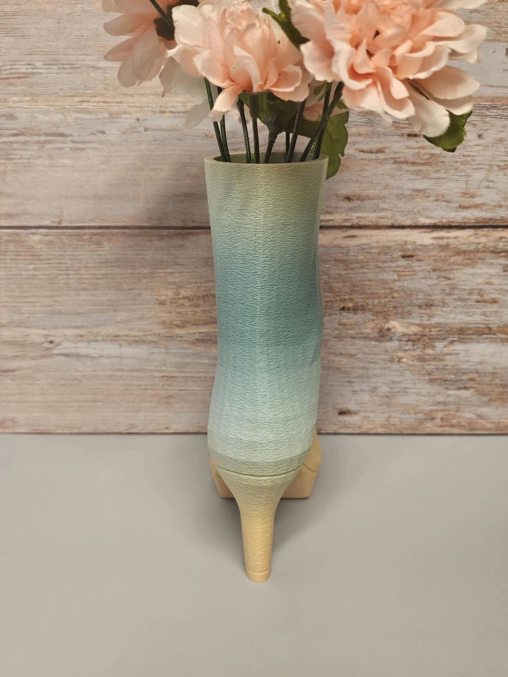Pastel High Heel Boot Vase - 3D Printed Fashion-Inspired Statement Planter for Modern Home Decor CR3 Design Co