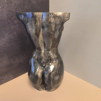 Hand-Painted Goddess Vase: 3D Printed Torso Sculpture - Boho Planter CR3 Design Co