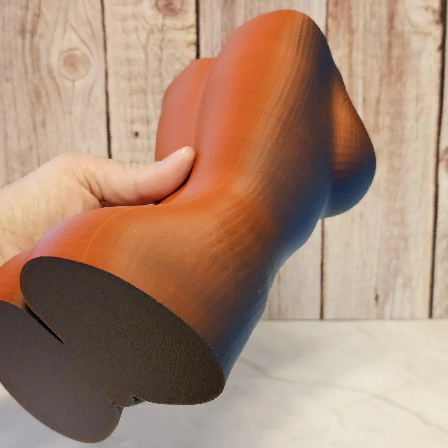 Neon Lava Goddess Vase: 3D Printed Torso Sculpture CR3 Design Co