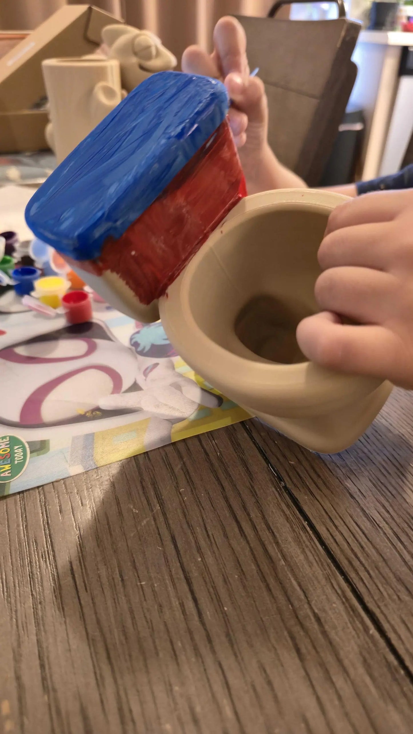 DIY Screaming Carrot Planter Kit: 3D Printed Sculpture, Paint-It-Yourself Pot, Unique Home Decor CR3 Design Co