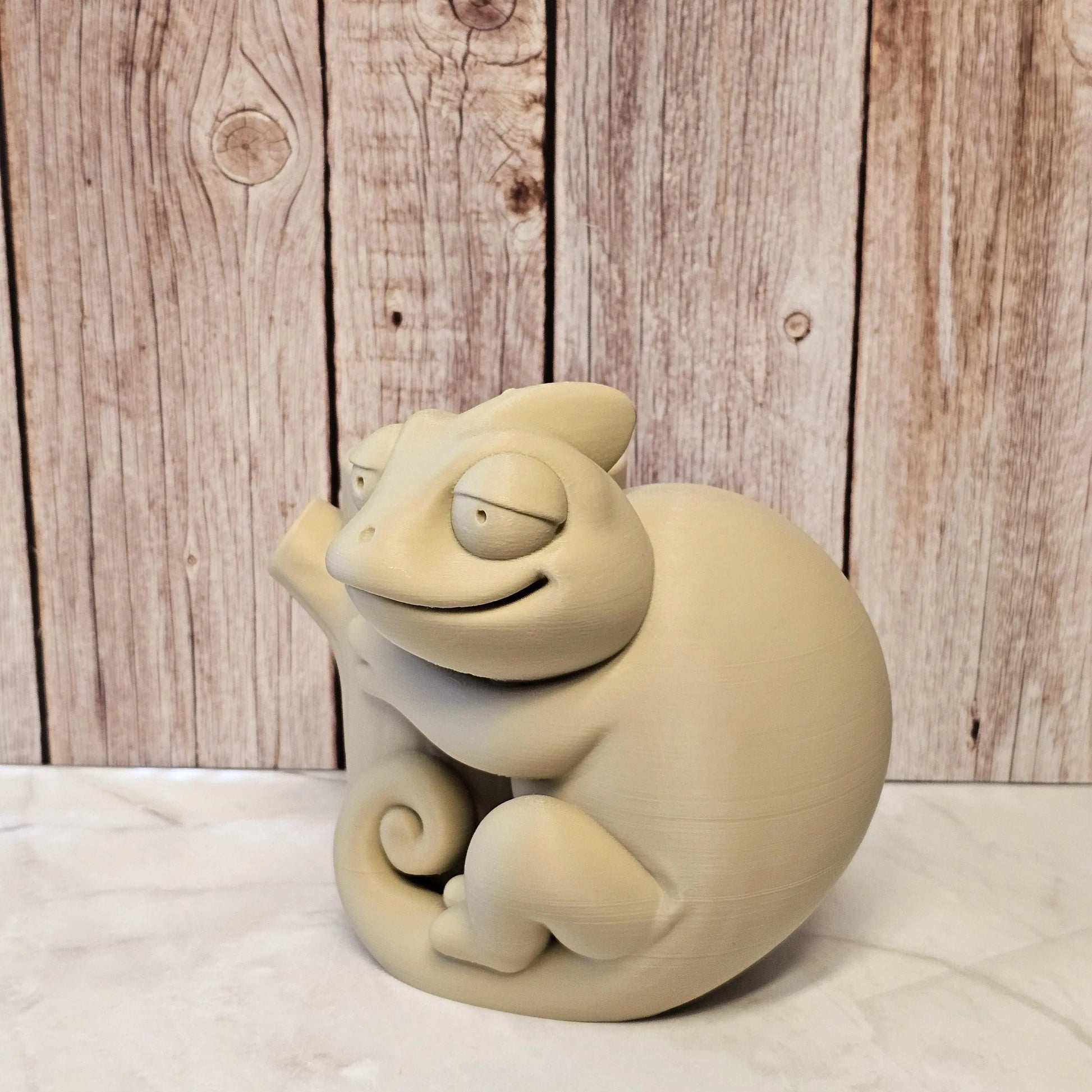 DIY Chameleon Planter Kit: 3D Printed Sculpture, Paint-It-Yourself Pot, Unique Home Decor CR3 Design Co